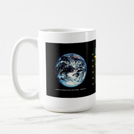 海岸線は彼の教え待ち時間だ。 コーヒーマグカップ (左)