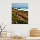 海岸線への海経路 ポスター (キッチン)