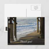 海岸線をチェック ポストカード (正面/裏面)