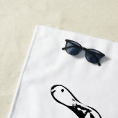 海岸線スカウト – 静かな勢い ビーチタオル (インサイチュ)