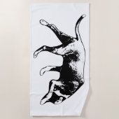 海岸線スカウト – 静かな勢い ビーチタオル (正面)