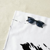 海岸線ターン ビーチタオル (インサイチュ)