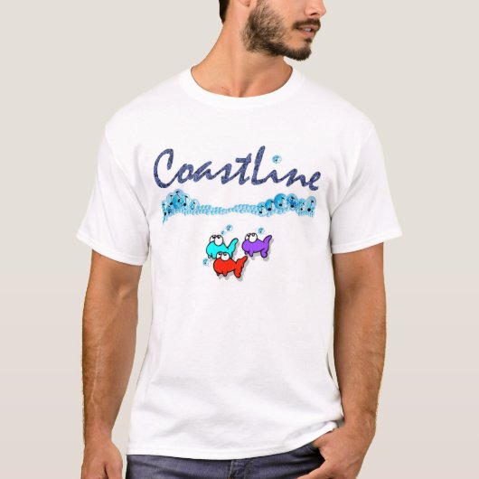 海岸線バンドロゴ Tシャツ (正面)