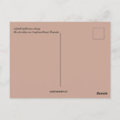 海岸線沿いの花のフィールドNewfoundland ポストカード (裏面)