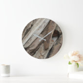 海岸線流木 ラージ壁時計 (ホーム)