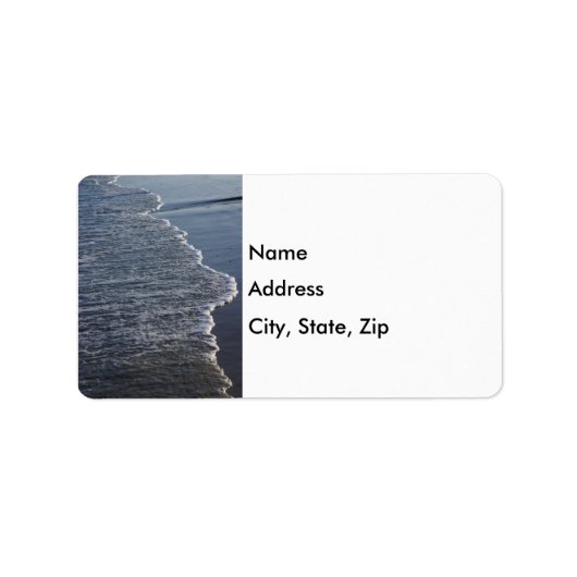 海岸線美しい ラベル (正面)