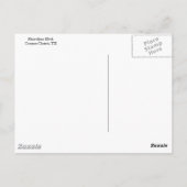 海岸線通り、コーパス・クリスティ、TX ポストカード (裏面)