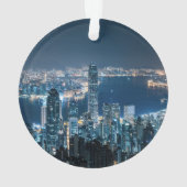 海岸線 |アジアの香港島 オーナメント (裏面)