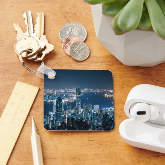 海岸線 |アジアの香港島 キーホルダー (デスク)