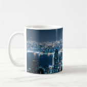 海岸線 |アジアの香港島 コーヒーマグカップ (左)