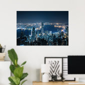 海岸線 |アジアの香港島 ポスター (ホームオフィス)