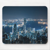 海岸線 |アジアの香港島 マウスパッド (正面)