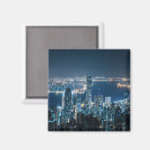 海岸線 |アジアの香港島 マグネット (正面/裏面)