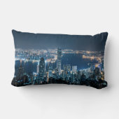 海岸線 |アジアの香港島 ランバークッション (裏面)