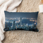 海岸線 |アジアの香港島 ランバークッション (ブランケット)