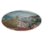 海岸線 |イタリア，アマルフィ海岸，ポジターノ カッティングボード (角)