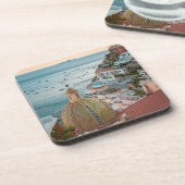 海岸線 |イタリア，アマルフィ海岸，ポジターノ コースター (左側)