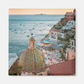 海岸線 |イタリア,アマルフィ海岸,ポジターノ マグネット (正面)