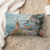 海岸線 |イタリア，アマルフィ海岸，ポジターノ ランバークッション (ブランケット)