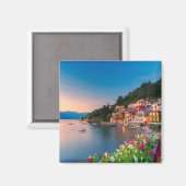 海岸線 |イタリア，ロンバルディア，バレナ マグネット (正面/裏面)