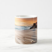 海岸線 |カナリア諸島，スペイン コーヒーマグカップ (中央)