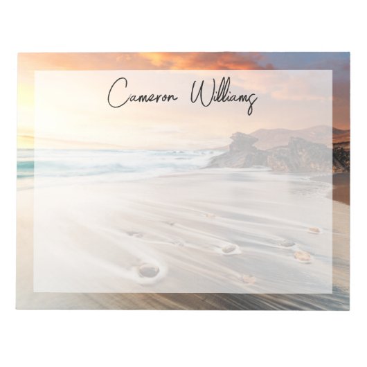 海岸線 |カナリア諸島，スペイン ノートパッド (正面)