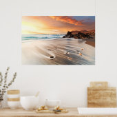 海岸線 |カナリア諸島，スペイン ポスター (キッチン)