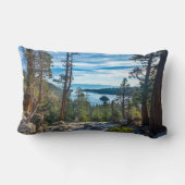 海岸線 カリフォルニア州タホ湖エメラルド湾 ランバークッション (裏面)