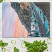 海岸線 |カンパニア（イタリア） キッチンタオル (折り畳み)