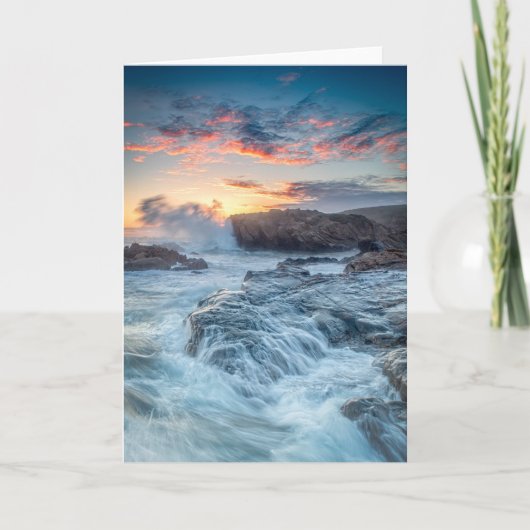 海岸線 |カーメル・カリフォルニア カード (正面)