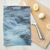 海岸線 |カーメル・カリフォルニア キッチンタオル (四つ折り)