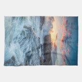 海岸線 |カーメル・カリフォルニア キッチンタオル (横)