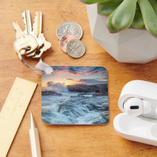 海岸線 |カーメル・カリフォルニア キーホルダー (デスク)