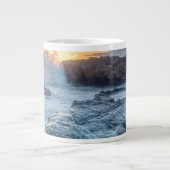 海岸線 |カーメル・カリフォルニア ジャンボコーヒーマグカップ (正面)
