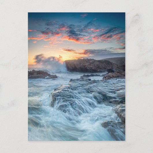 海岸線 |カーメル・カリフォルニア ポストカード (正面)