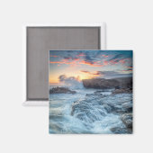 海岸線 |カーメル・カリフォルニア マグネット (正面/裏面)