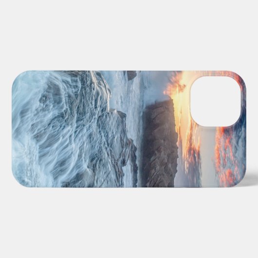 海岸線 |カーメル・カリフォルニア iPhoneケース (裏面横)