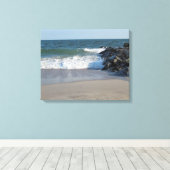 海岸線 キャンバスプリント (インサイチュ (ウッドフロア))