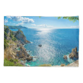 海岸線 |ギリシャ・コルフ,パラアイオカストリッサ 枕カバー (裏面)