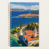 海岸線 |クロアチア、コルクラ島、コルクラ町 プランナー手帳 (正面)