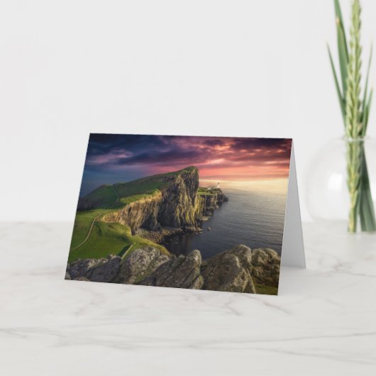 海岸線 |スコットランド、スカイ島 カード (正面)