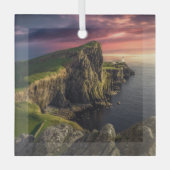 海岸線 |スコットランド、スカイ島 ガラスオーナメント (正面)