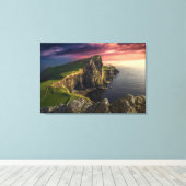 海岸線 |スコットランド、スカイ島 キャンバスプリント (インサイチュ (ウッドフロア))