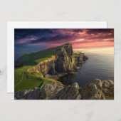 海岸線 |スコットランド、スカイ島 サンキューカード (正面/裏面)