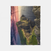 海岸線 |スコットランド、スカイ島 フリースブランケット (正面)