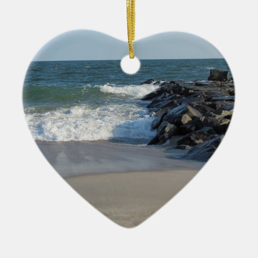 海岸線 セラミックオーナメント (正面)