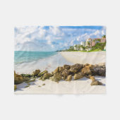 海岸線 |ナポリ桟橋、フロリダ州南西部 フリースブランケット (正面(横))