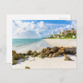 海岸線 |ナポリ桟橋、フロリダ州南西部 ポストカード (正面/裏面)