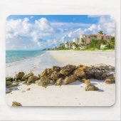 海岸線 |ナポリ桟橋、フロリダ州南西部 マウスパッド (正面)