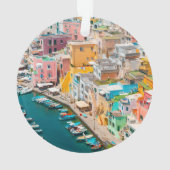 海岸線 |ナポリ・イタリア オーナメント (裏面)